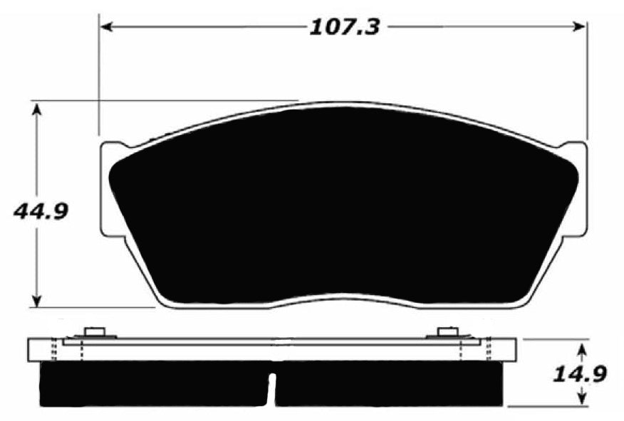 Porterfield Brake Pads for 1987 HONDA CIVIC 1.5L OR 1.6L