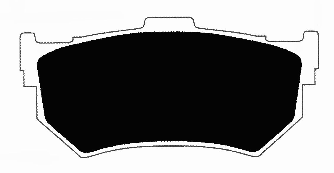 Porterfield Brake Pads for 1985 HONDA PRELUDE DX