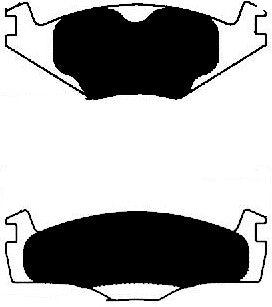 Porterfield Brake Pads for 1986 VOLKSWAGEN CABRIOLET