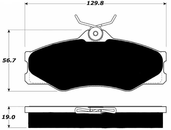 Porterfield Brake Pads for 1991 VOLKSWAGEN VANAGON