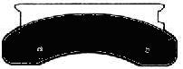 Porterfield Brake Pads for 1994 FORD F350 1 Ton 2WD DRW 3 1/2 Rear Shoe
