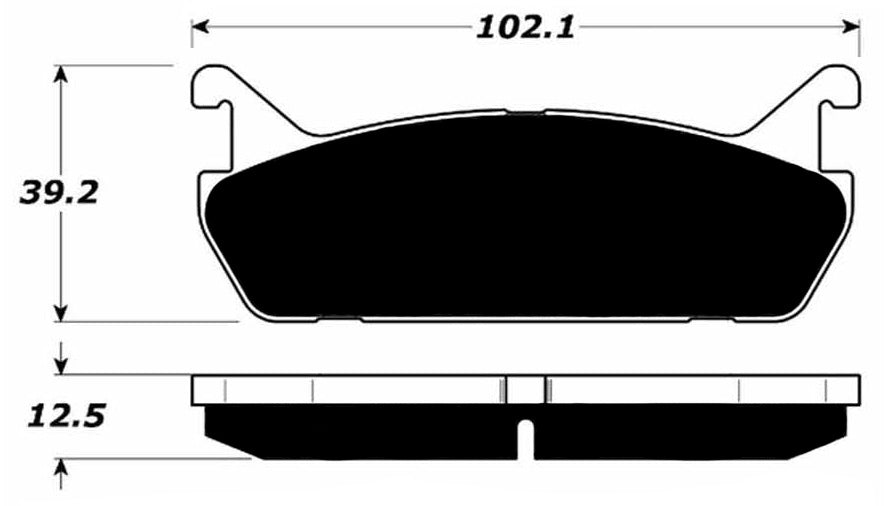Porterfield Brake Pads for 1989 MAZDA MX-5 MIATA