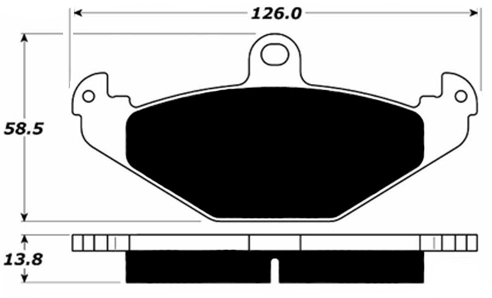 Porterfield Brake Pads for 2000 LOTUS ESPRIT