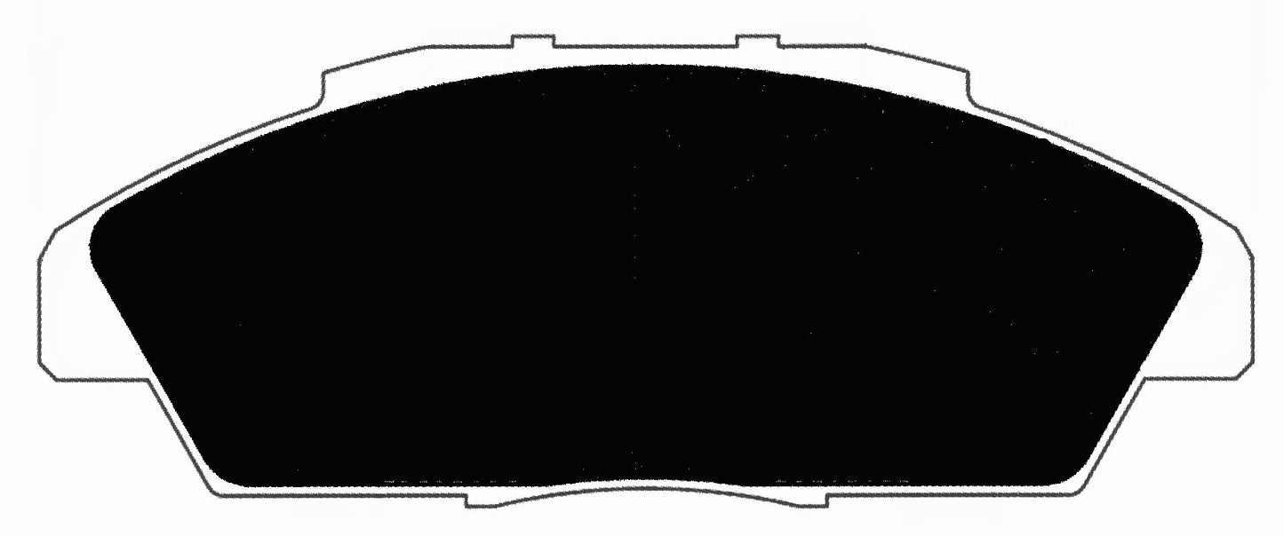 Porterfield Brake Pads for 1991 HONDA ACCORD Sedan - Nissin Front Caliper R/Drum