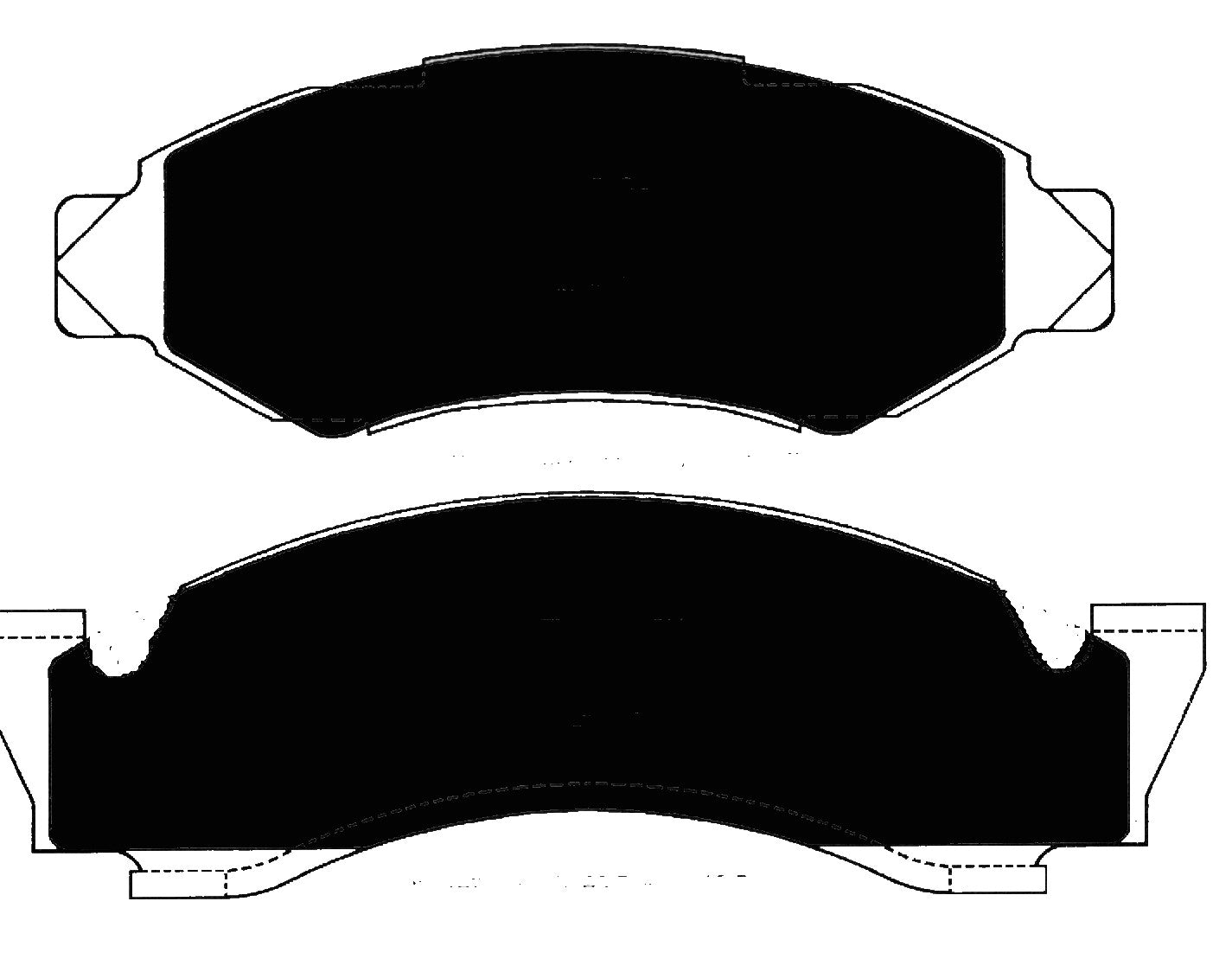 Porterfield Brake Pads for 1985 FORD BRONCO