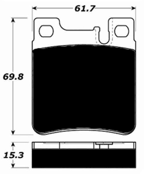 Porterfield Brake Pads for 1997 MERCEDES-BENZ SL600