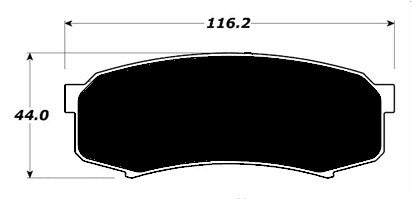 Porterfield Brake Pads for 2011 TOYOTA 4RUNNER