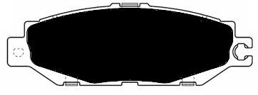 Porterfield Brake Pads for 2000 LEXUS LS 400