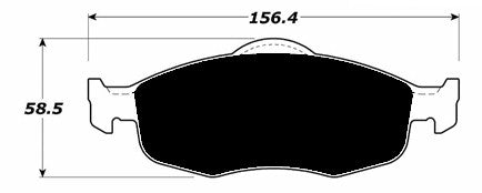 Porterfield Brake Pads for 2000 MERCURY COUGAR 6 Cyl R/Drum w/o sensor