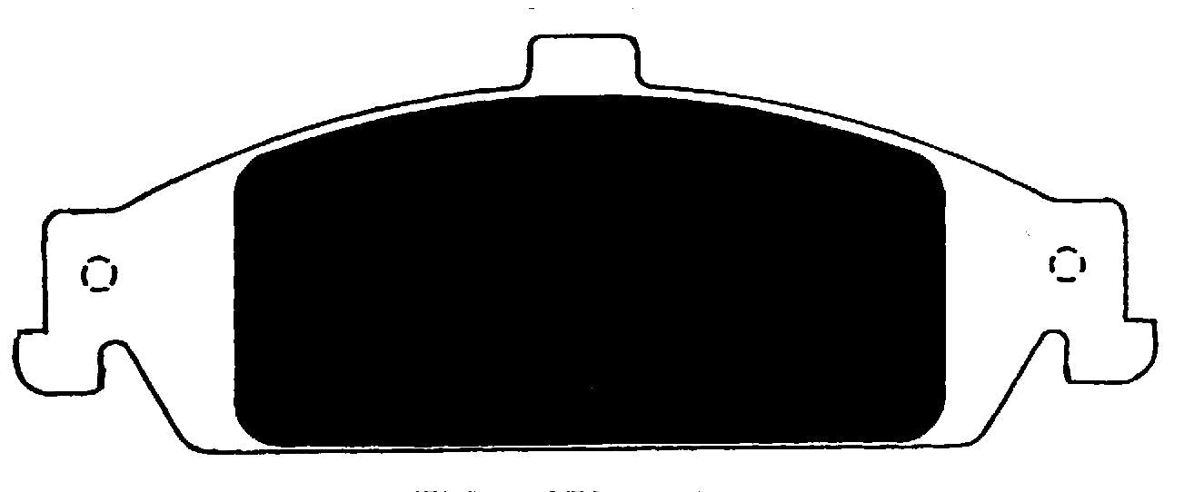 Porterfield Brake Pads for 2004 CHEVROLET MALIBU Old Body Classic Sedan 3.5L