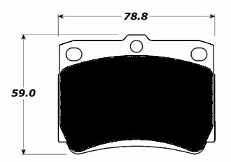 Porterfield Brake Pads for 2003 MITSUBISHI Montero Sport 4WD