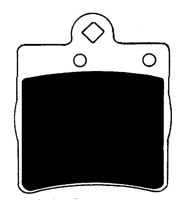 Porterfield Brake Pads for 1997 MERCEDES-BENZ C280 1 Pin Pad Rear Caliper