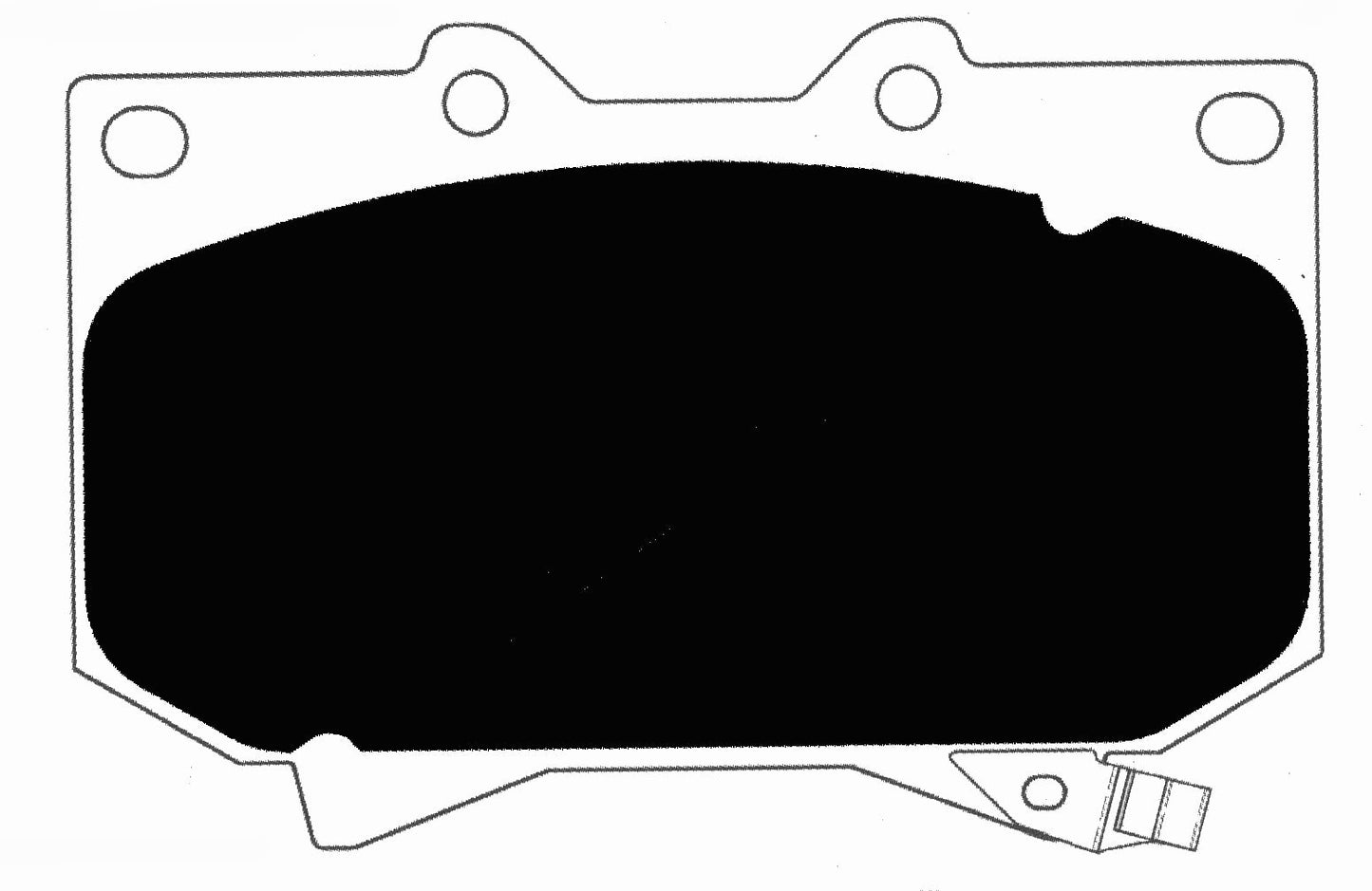 Porterfield Brake Pads for 2001 TOYOTA TUNDRA
