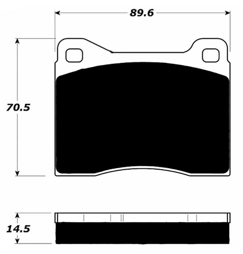 Porterfield Brake Pads for 1970 BMW 2002Tii