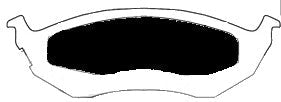 Porterfield Brake Pads for 2000 PLYMOUTH PROWLER