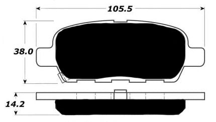 Porterfield Brake Pads for 2009 NISSAN ALTIMA Hybrid
