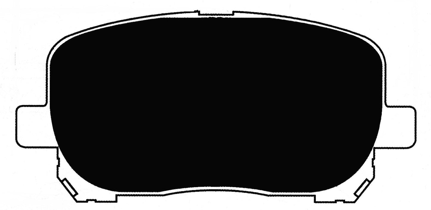 Porterfield Brake Pads for 2004 TOYOTA COROLLA Sedan(Rear Drum)
