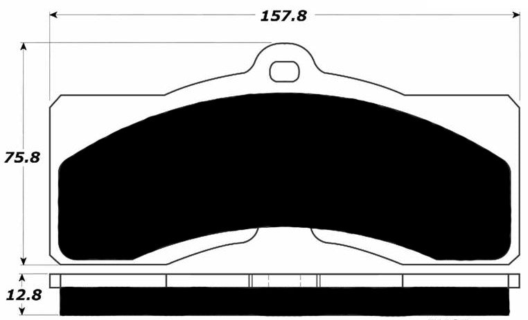 Porterfield Brake Pads for 1969 CHEVROLET CORVETTE Single Pin