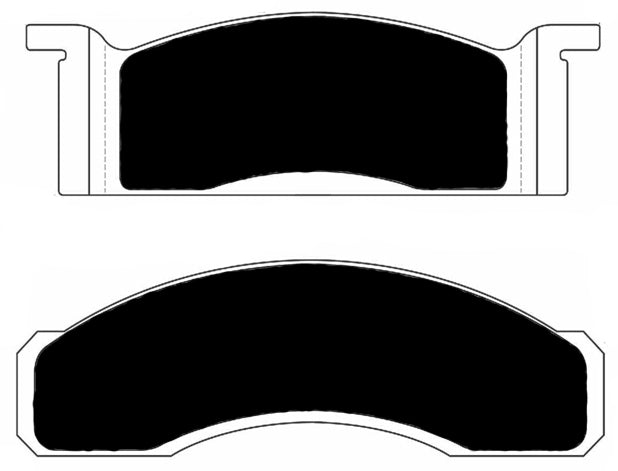 Porterfield Brake Pads for 1970 FORD MUSTANG V6 w/Front Discs
