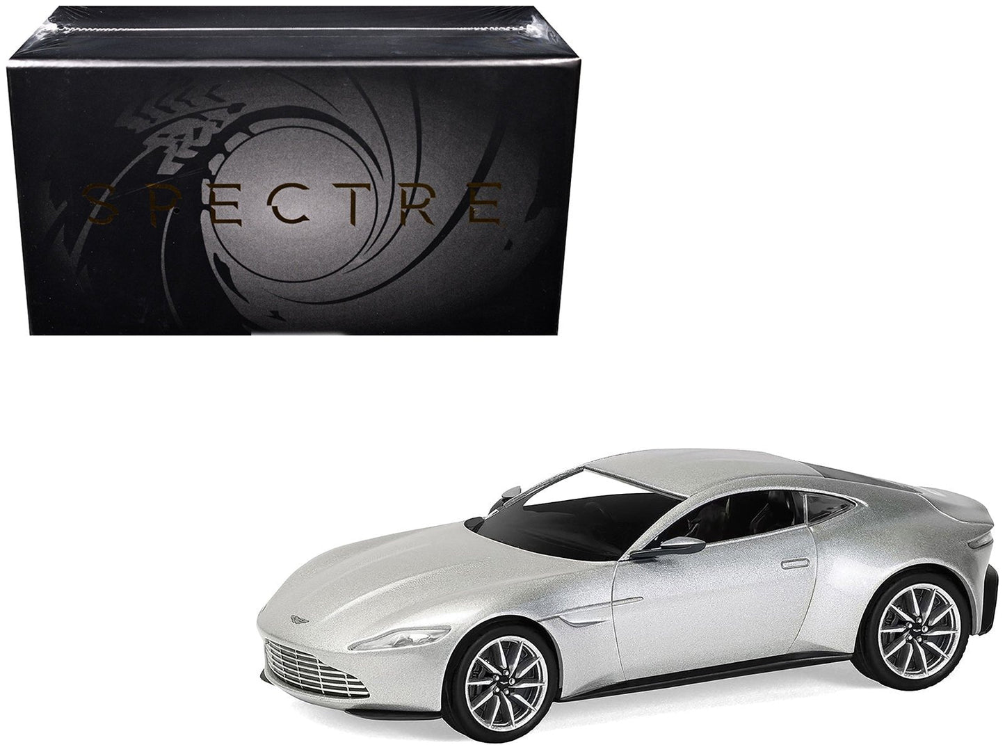 Aston Martin DB10 RHD (Right Hand Drive) Silver Metallic James Bond 007 "Spectre" (2015) Movie Diecast Model Car by Corgi free shipping USA