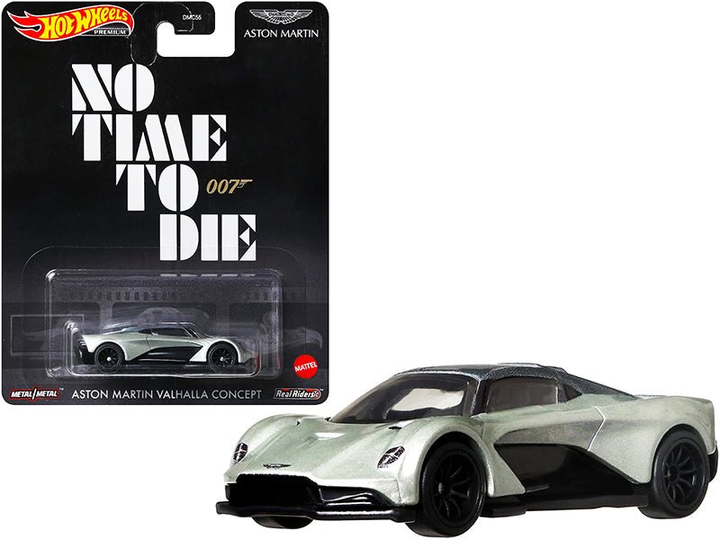 Aston Martin Valhalla Concept Light Green Metallic with Dark Green Top (James Bond 007) "No Time to Die" (2021) Movie Diecast Model Car by Hot Wheels free shipping USA