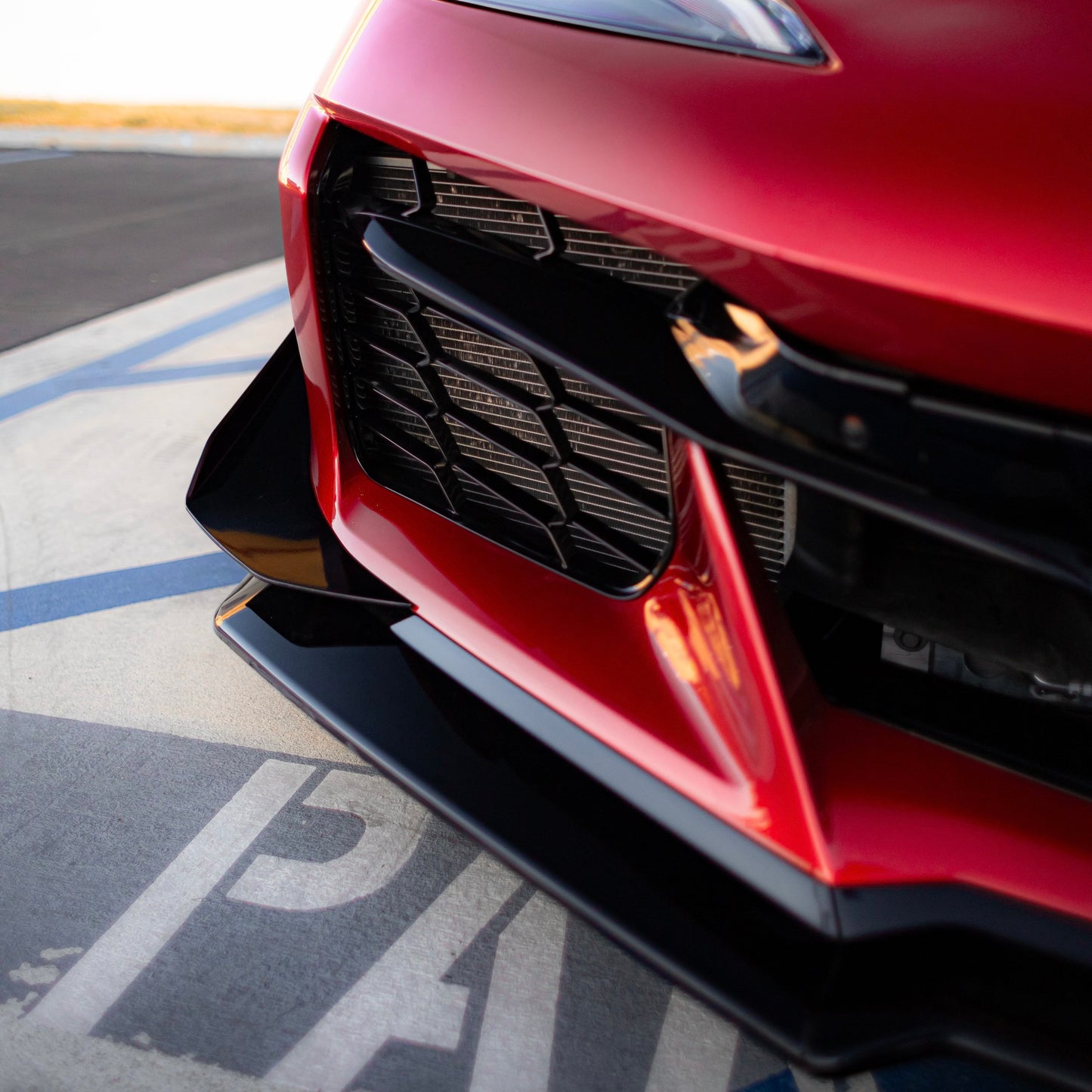 Corvette C8 Stingray to Z06 Full Front Bumper Conversion Kit (Track Package 15pcs)