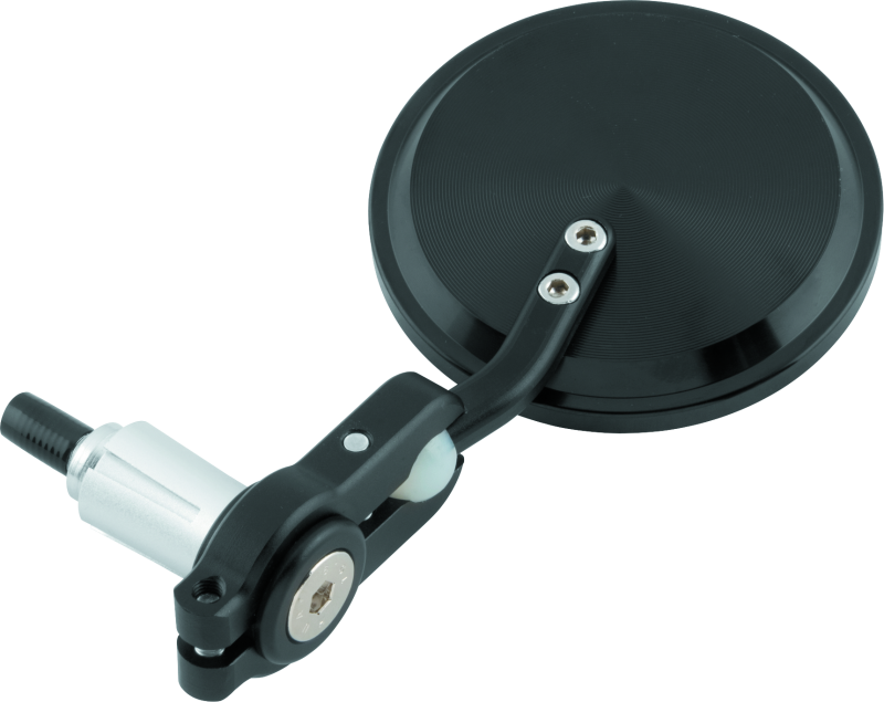 BikeMaster Folding Barend Mirrors 7/8in Handlebars - Pair - Black 600381
