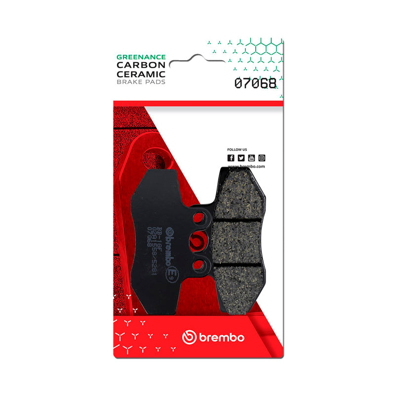 Brembo OE Yamaha Cygnus Carbon Ceramic Brake Pad - Front 07068