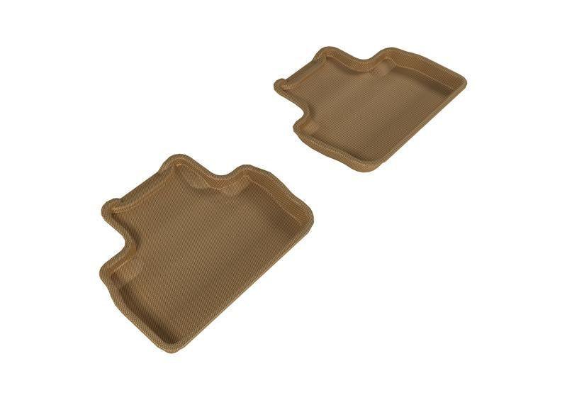 3D MAXpider 2006-2013 Lexus IS Kagu 2nd Row Floormats - Tan L1LX00621502