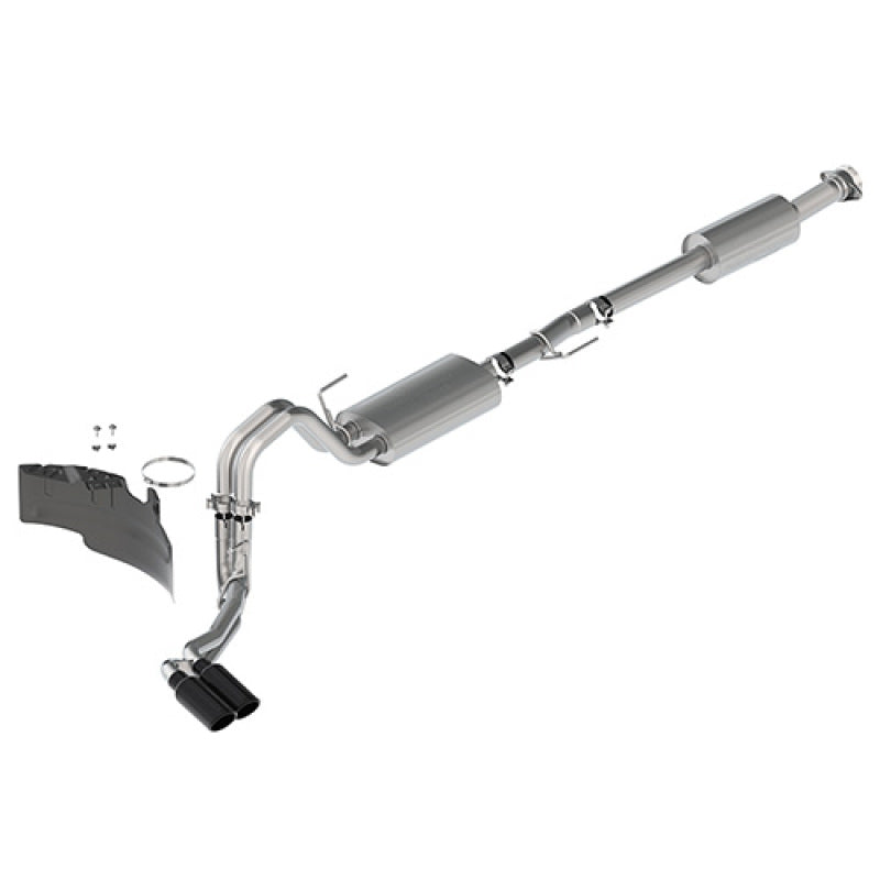 Ford Racing 21-22 F-150 2.7L/3.5L/5.0L Side Exit Touring Exhaust - Black Tips M-5200-FTBS