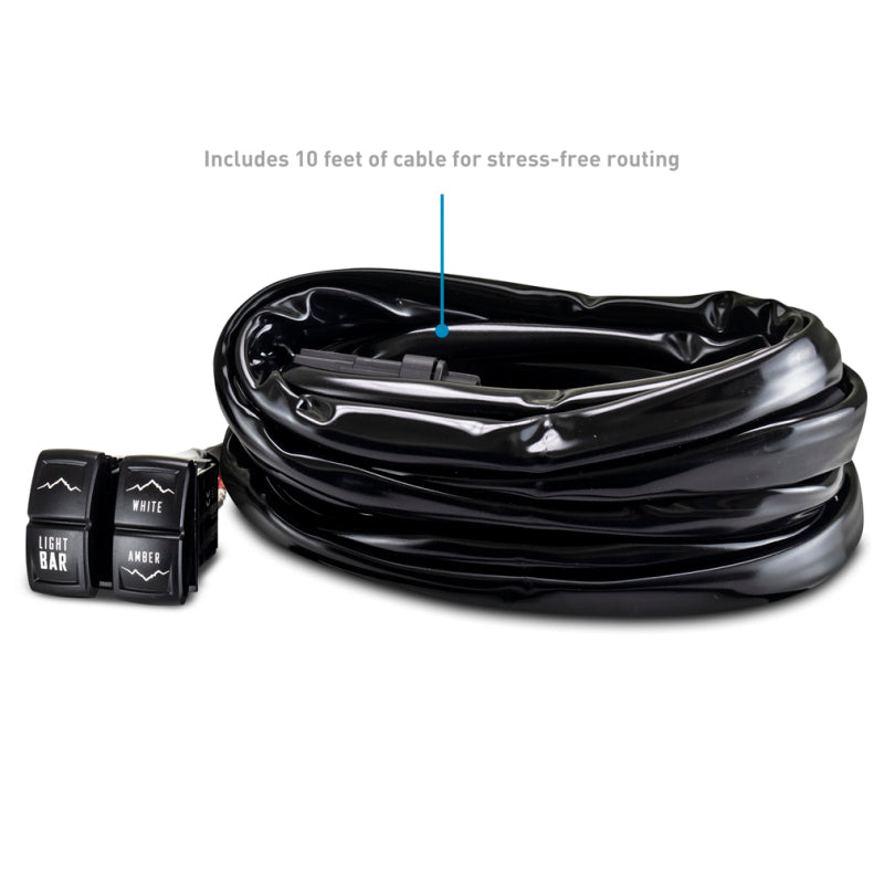 Borne Off-Road Light Bar Wire Harness For 10-20in Bar BNLT-HAR-1020