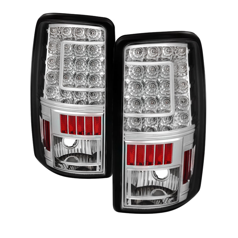 SPYDER Xtune GMC Yukon Denali/Denali Xl 01-06 Version 2 C Shape LED Tail Lights Chome ALT-ON-CD00-G2-LED-C 5081506