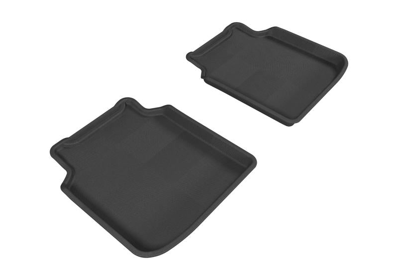 3D MAXpider 2009-2012 BMW 7 Series LI F02/F04 Kagu 2nd Row Floormats - Gray L1BM05221501