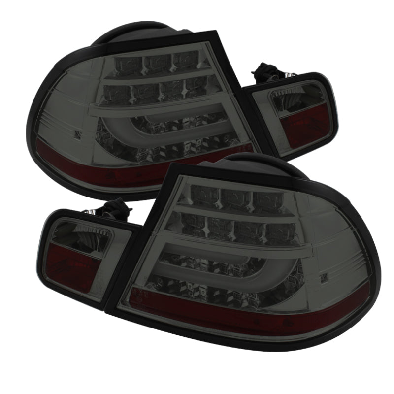 SPYDER BMW E46 3-Series 04-06 2Dr Light Bar Style LED Tail Lights Smoke ALT-YD-BE4604-LBLED-SM 5080745