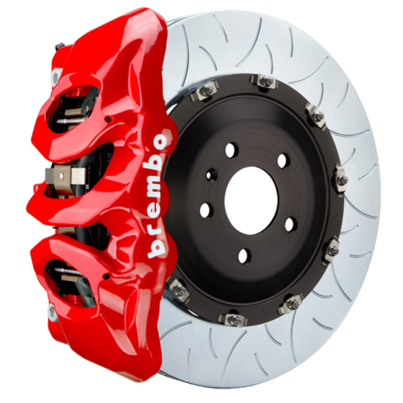 Brembo 24+ BMW M30i/530i XDrive Front GT BBK 6 Piston Cast 380x34 2pc Rotor Slotted Type-3 - Red 1T3.9039A2