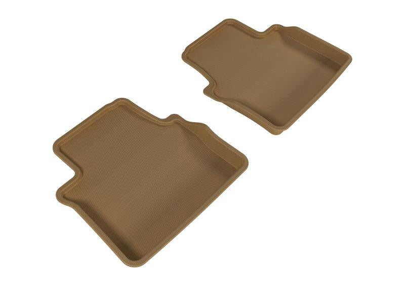 3D MAXpider 2014-2019 Cadillac CTS Kagu 2nd Row Floormats - Tan L1CD01021502