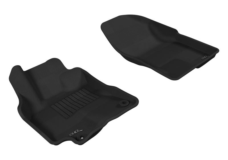 3D MAXpider 2009-2013 Pontiac/Toyota Vibe/Corolla Kagu 1st Row Floormat - Gray L1PA00111501
