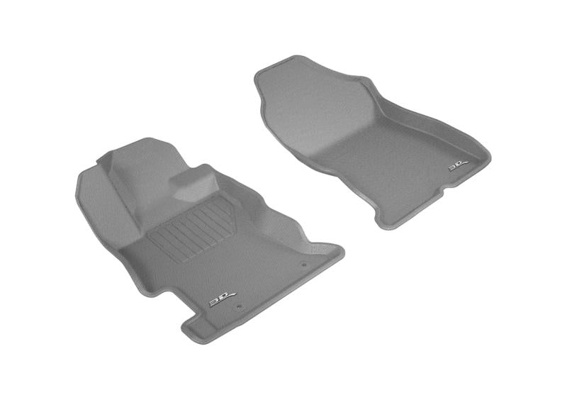 3D MAXpider 2017-2019 Subaru Impreza/Crosstrek Kagu 1st Row Floormat - Gray L1SB02211501