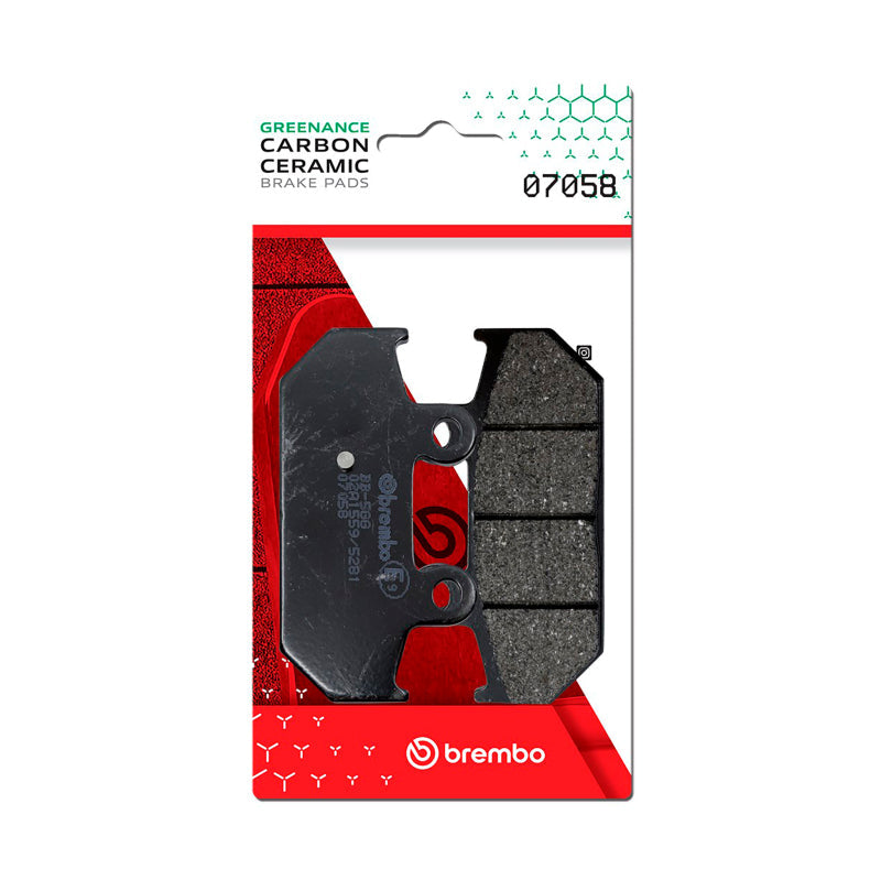 Brembo OE Suzuki An Burgman Carbon Ceramic Brake Pad - Rear 07058