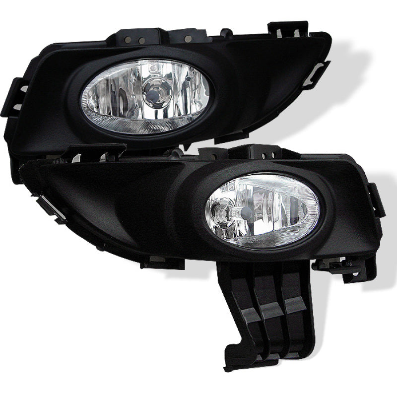 SPYDER Mazda 3 03-06 4Dr OEM Fog Lights w/Switch (Wont Fit 5DR And Sport Model)- Clear FL-MM304 5021113