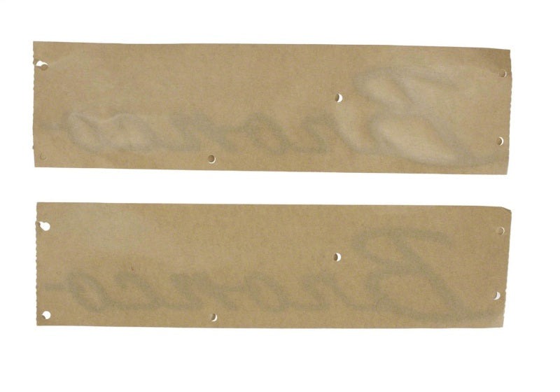 Ford Racing 21-23 Bronco Script Fender Badge - Silver M-1447-BSS