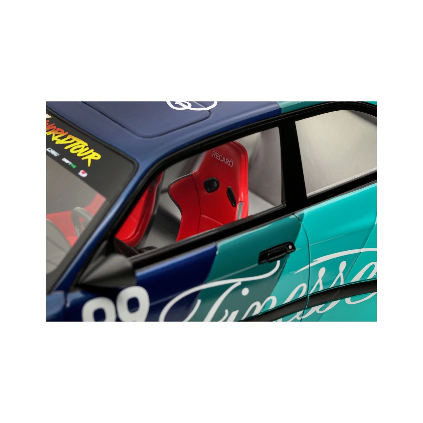 Otto 2024 BMW E36 M3 Khyzyl Saleem "My Kyza" Blue & Green 1:18