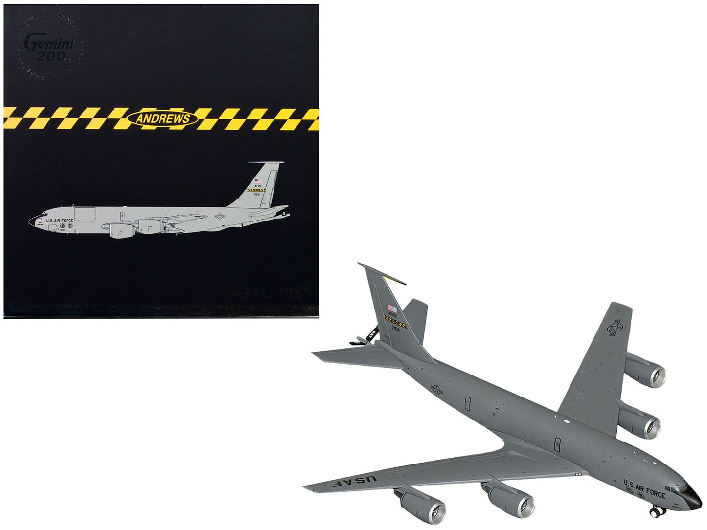 Boeing KC-135 Stratotanker Tanker Aircraft "459th ARW 756th ARS Andrews Air Force Base" United States Air Force "Gemini 200" Series 1/200 Diecast Model Airplane by GeminiJets free shipping USA
