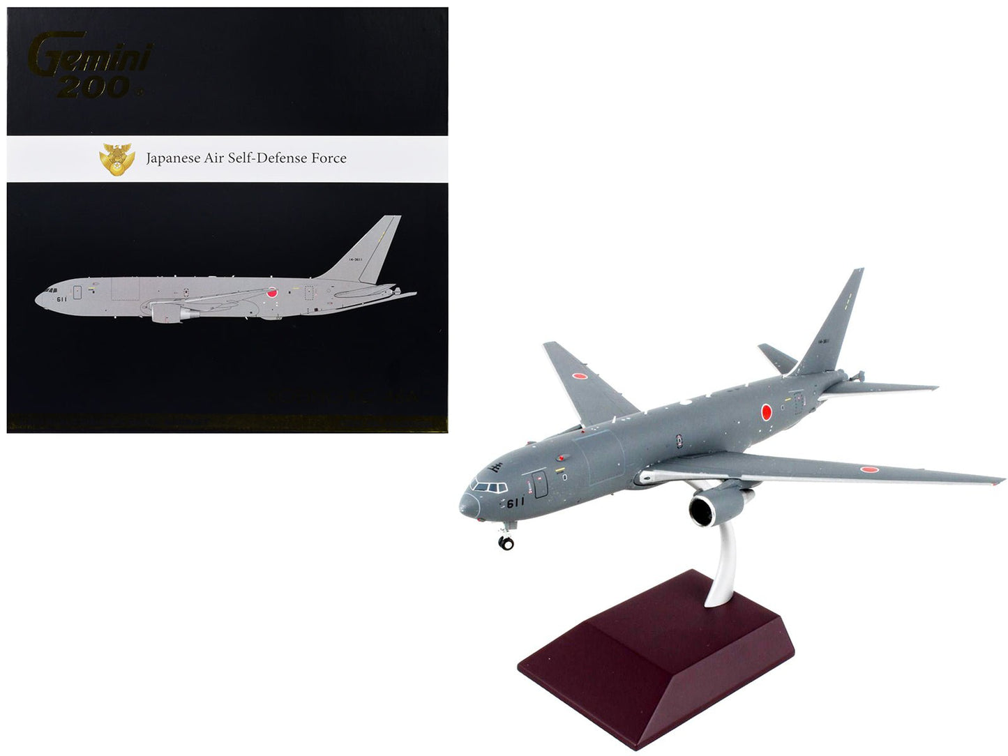 Boeing KC-46A Pegasus Tanker Aircraft "Japan Air Self-Defense Force (JASDF)" Gray "Gemini 200" Series 1/200 Diecast Model Airplane by GeminiJets free shipping USA