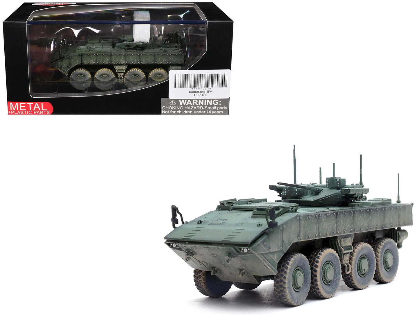 Bumerang (Object K-17) IFV (Infantry Fighting Vehicle) "Russian Army" Green Camouflage "Armor Premium" Series 1/72 Diecast Model by Panzerkampf free shipping USA