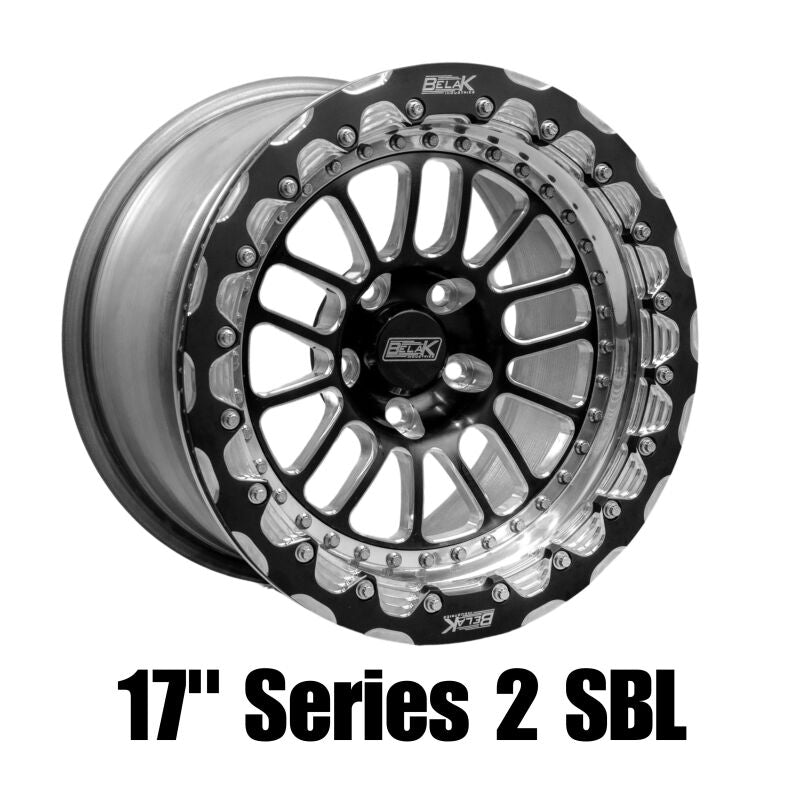 Belak Wheels Belak 17x10 / 7in BS / 6x127 BP / High Pad / Series 2 Wheel - Single Beadlock w/ Gloss Black Lips 1710650S27BS-SBL-GLOSSBLACKLIPS