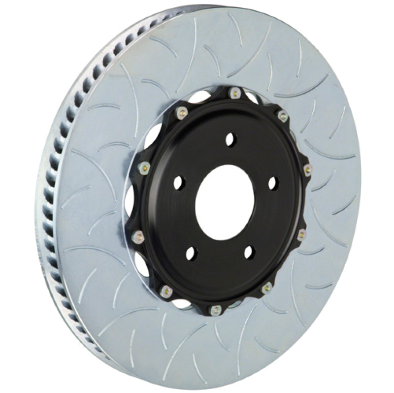 Brembo 02-05 996 Turbo (PCCB Eqpt) Fr 2-Piece Discs 350x34 2pc Rotor Slotted Type3 103.8006A