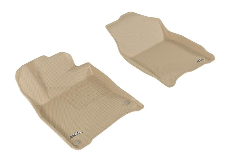 3D MAXpider 2016-2020 Honda Civic Kagu 1st Row Floormat - Tan L1HD07411502