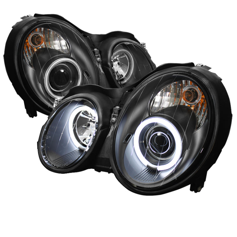 SPYDER Mercedes Benz CLK 98-02 Projector Halogen Model- CCFL Halo Blk PRO-YD-MBCLK98-CCFL-BK 5042057