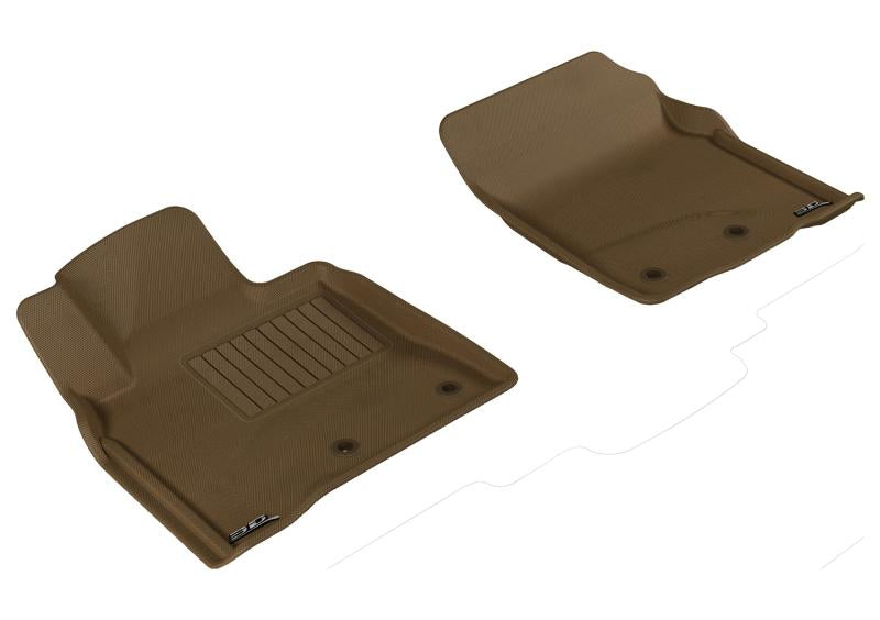 3D MAXpider 2008-2011 Lexus/Toyota LX/Land Cruiser Kagu 1st Row Floormat - Tan L1LX03711502